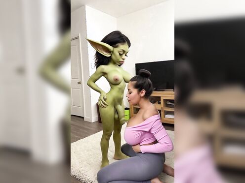 Futa Goblin and Latina hang out