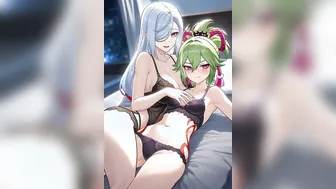 2 girls making out