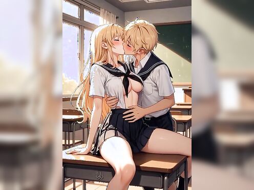 School kiss