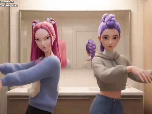 Kpop demonhunters Rumi and Mira