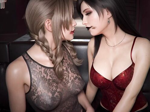Tifa  - Aerith  (yuri)