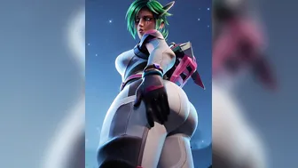 Alter from Apex legends jiggling her ass