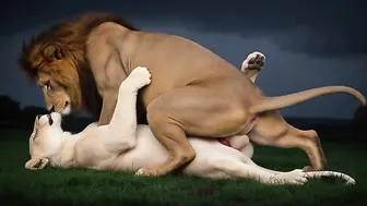 horny lion fucking lioness