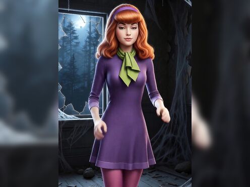 Daphne Blake in the haunted house