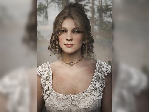 Fake AI Karen Jones from Red Dead Redemption 2 Tit Reveal