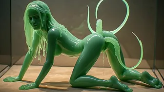 Slime Girl and tentacles