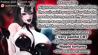 Night Rose trains a good puppet for the evil spirit (Hard CBT JOI)