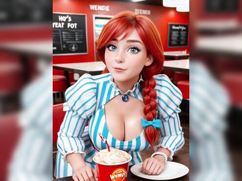 This is Wendy she works at Wendy's parts 1-4