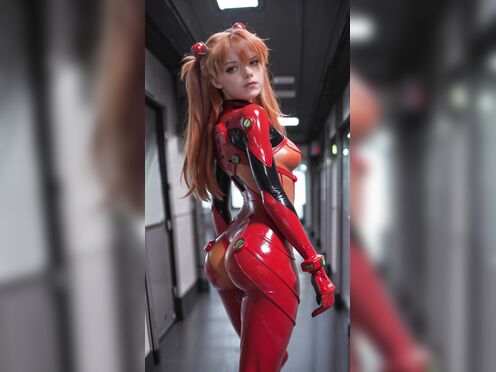 Asuka Langley walk away LTX