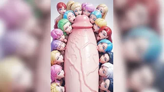 16 mini Girls licking Big penis