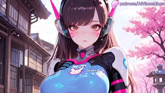 [AI_HMV]D.Va - Next Round is SEX! Watch D.Va's Ass Jiggle