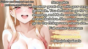 You have creampied Marin Kitagawa's pussy in the fitting room