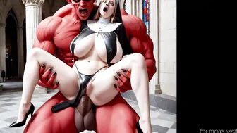 The Nun's Desire - AI Fantasy Porn by Aiillusion