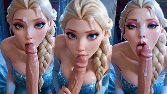 POV: Elsa is jerking you off