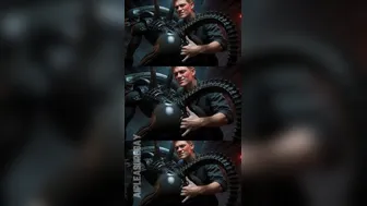 Xenomorph ass and fisting
