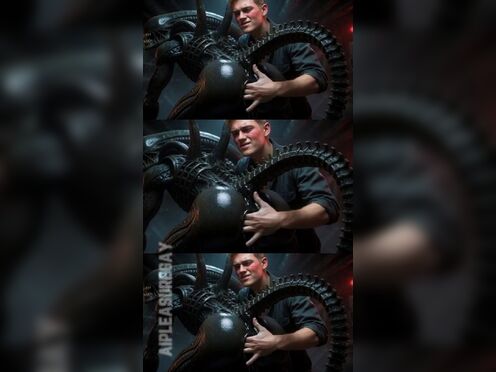 Xenomorph ass and fisting