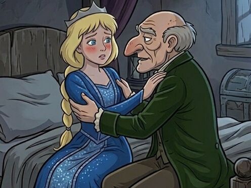 Princess Calla fucked by old Sorcerer