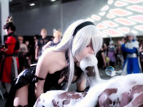 Cosplay Convention Whore Bubble Bath [Zeka NSFW]