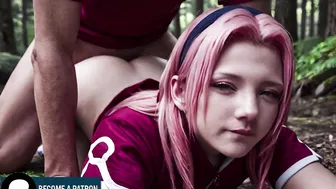 SAKURA doggy fuck (hyper realistic version with audio) [becca_cosplay]