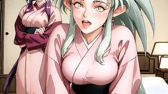 Threesome with Ayeka and Ryoko from Tenchi Muyo [JimSplizzim]