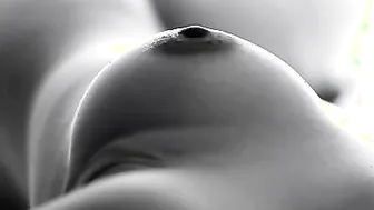 An invisible mouth suckled her nipple