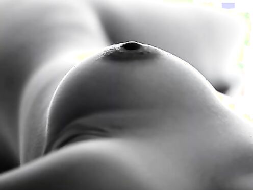 An invisible mouth suckled her nipple