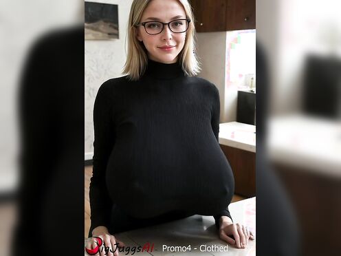 A hot sample of clothed big breasts!