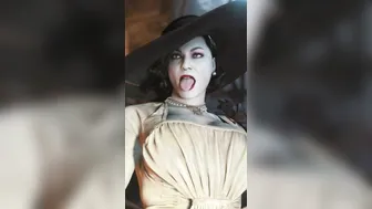 Fake Alcina Dimitrescu from Resident Evil Ahegao AI