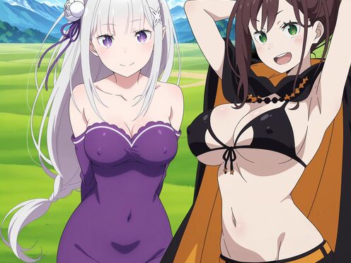 Re: Zero Clothes - Emilia and Shaula