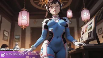 D.va Tripple Tinder Date -  [myawaifu69]