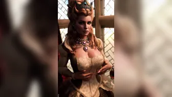 Fake AI Anna Henrietta from The Witcher 3 Tit Reveal 2