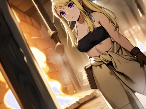 Winry Rockbell Full Metal Alchemist Gangbang