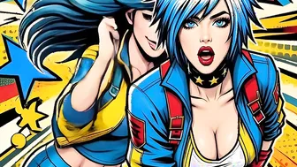 Lucile surprises Neon-Girl