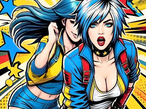 Lucile surprises Neon-Girl