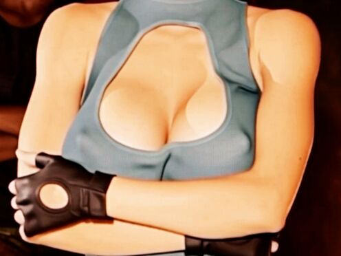 Lara Croft w' Hard Nipples