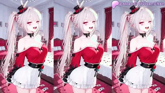 AI_generated HSR Sparxie Cute Maid Shows Her Legs in Sheer Pantyhose