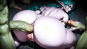 Tyrande Doggy Orgasm