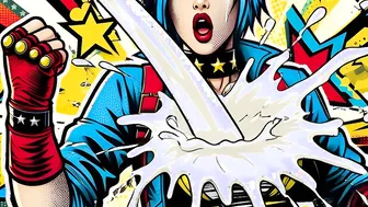 milky surprise for Neon-Girl