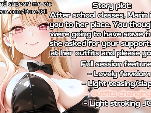 Marin Kitagawa organizes a beautiful fashion show for you (JOI)