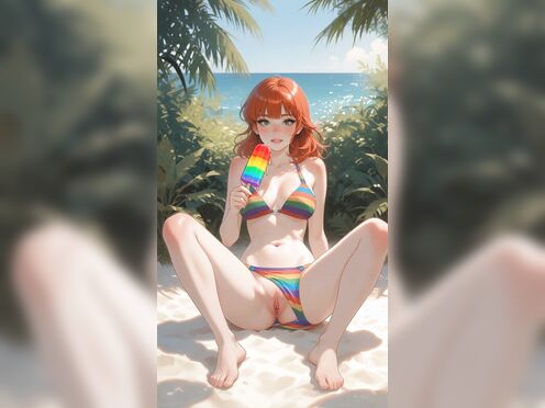 Hot summer days on the beach ????????