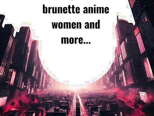 Voluptuous brunette anime women's and more...