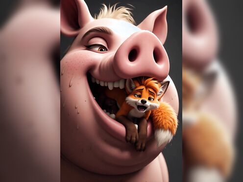 Pig vores fox