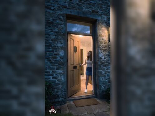 She forgot to lock the door