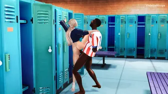 Locker Room Revenge – Big Cock and Burning Ass