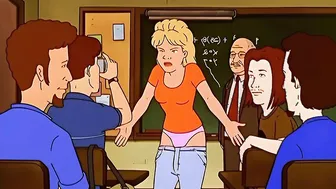 Luanne Platter’s pants fall down