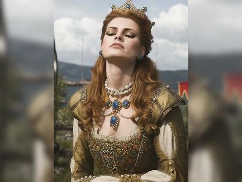 Fake AI Anna Henrietta from The Witcher 3 BBC Blowjob