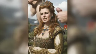 Fake AI Anna Henrietta from The Witcher 3 Cum Dump