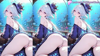 [HMV] AI_generated Furina... Seductive Whispers Beneath the Shimmering Waves