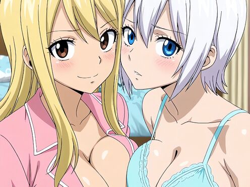 Fairy Tail - Lucy and Lisanna