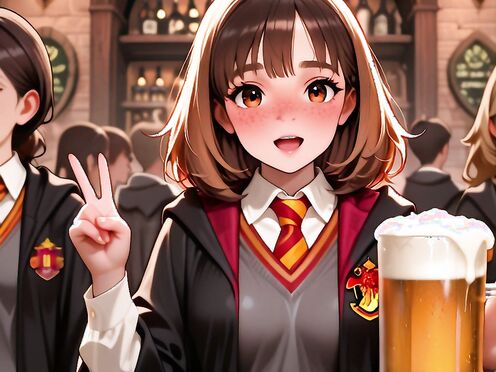 Hermione Harry Potter Gangbang Part 1